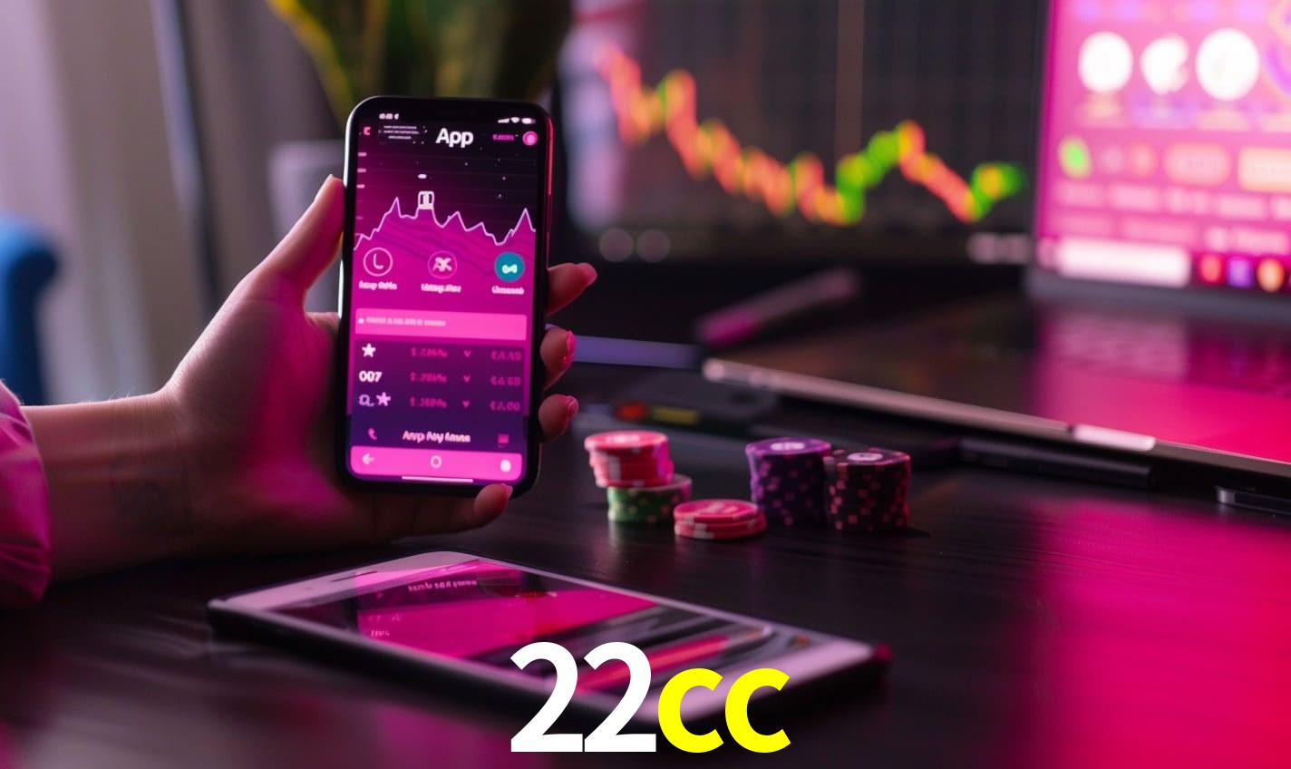 Comparação APP mobile vs versão web da 22cc